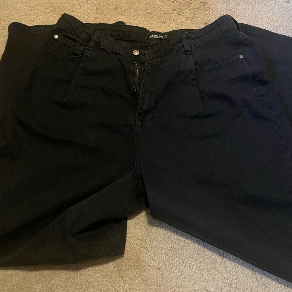 Black Wide Leg Jeans